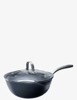 Satake Kastrull Sautés i lättviktsgjutjärn med glaslock, 20 cm - Traktörpannor & Sauteuser| Stekpannor & Kokkärl
