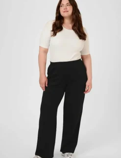 Kvinnor Kaffe Curve Mjukisbyxor|KCannita Sweat Pants - Sweatpants