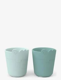 Done by Deer Kiddish mini mug 2-pack Croco - Serveringsset|Barn Mata