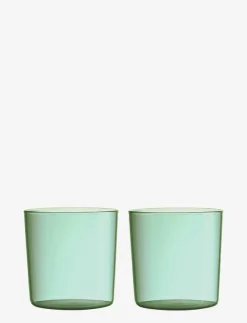 Barn Design Letters Mata|Kids coloured Eco drinking glass (set of 2 pcs) - Pipmuggar