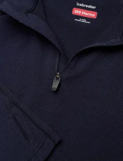 Barn Icebreaker Underställ|Kids Merino 260 Tech LS Half Zip - Underställströjor
