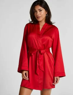 Kvinnor Hunkemöller Morgonrockar|Morgonrockar|KIMONO SATIN - Morgonrock