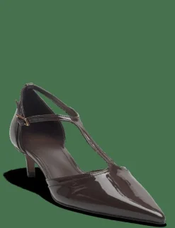 Mango Kitten-heel patent leather shoes - Pumps|Kvinnor Högklackade Skor