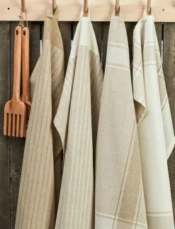 Noble House Textilier|KÖKSHANDDUK RONJA GRS BEIGE 50x70 2-P - Kökshanddukar