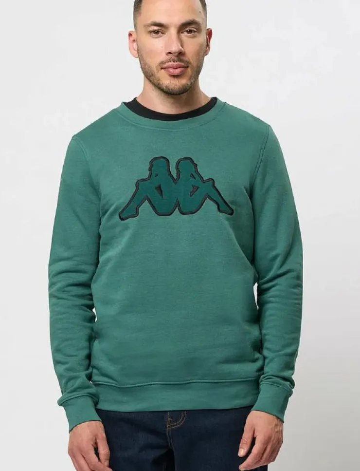 KAPPA KM - Logo Airvit - Sweatshirts| Sweatshirts|Sweatshirts & Huvtröjor