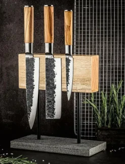 Laguiole Style de Vie Knife block magnetic Oak SdV - Knivblock| Köksknivar & Knivtillbehör