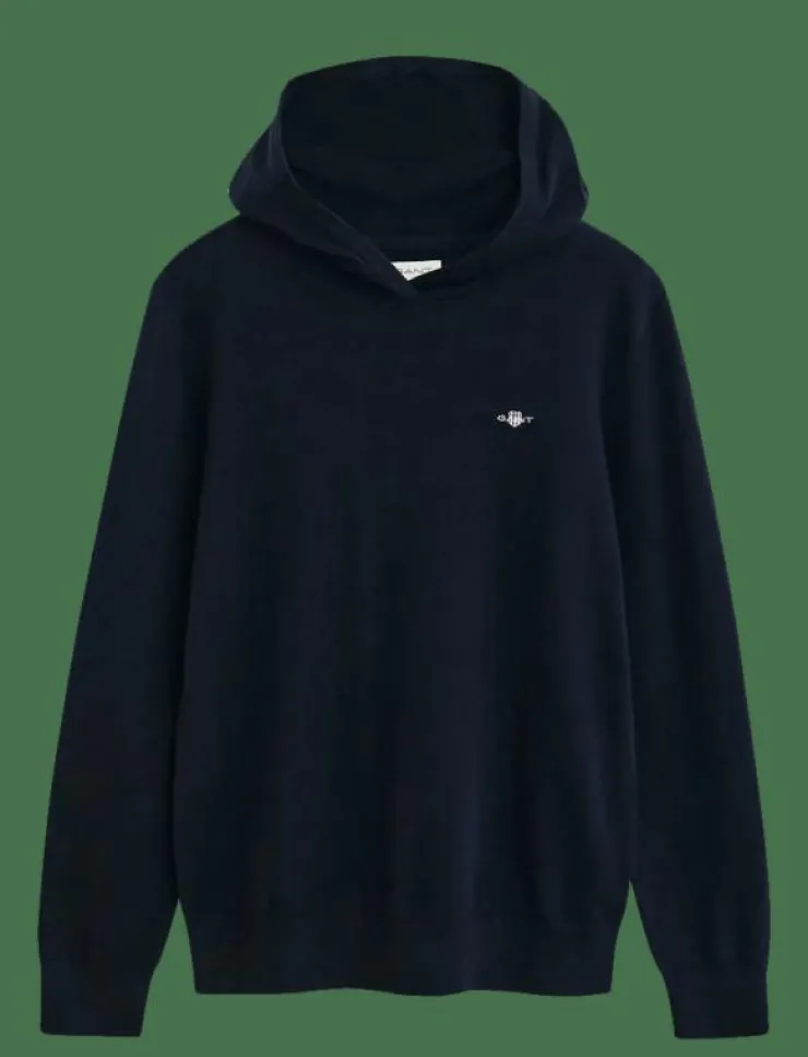 GANT KNITTED HOODIE - Huvtröjor|Barn Överdelar