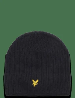 Lyle & Scott Knitted Ribbed Beanie - Mössor| Mössor & Hattar