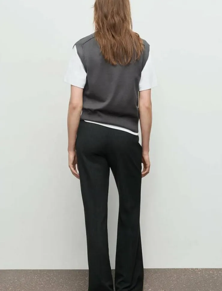 Mango Knitted waistcoat with seam detail - Stickade västar|Kvinnor Västar