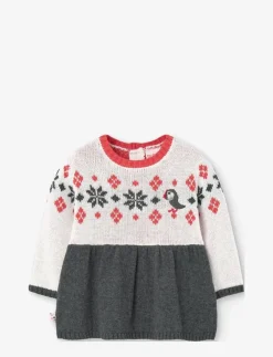 Boboli Knitwear dress for baby girl -BCI - Långärmade vardagsklänningar|Barn Klänningar & Kjolar