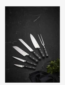 Lion Sabatier Knivset Pluton 6 delar Stål/Svart - Knivset| Köksknivar & Knivtillbehör
