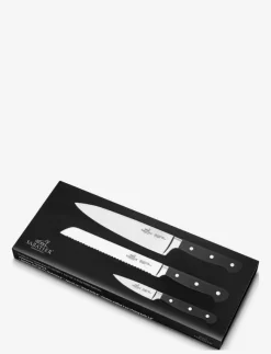 Lion Sabatier Köksknivar & Knivtillbehör|Knivset Pluton 3 delar Stål/Svart - Knivset