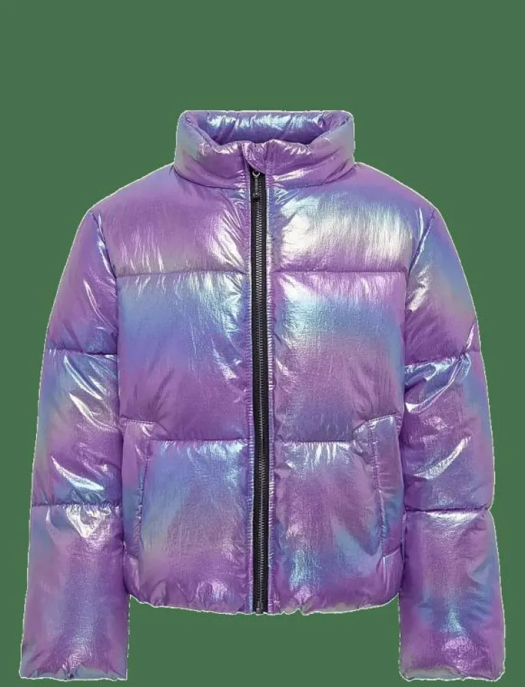 Barn Kids Only Jackor|KOGCELINE METALLIC SHORT PUFFER CS OTW - Dunjackor & fodrade jackor