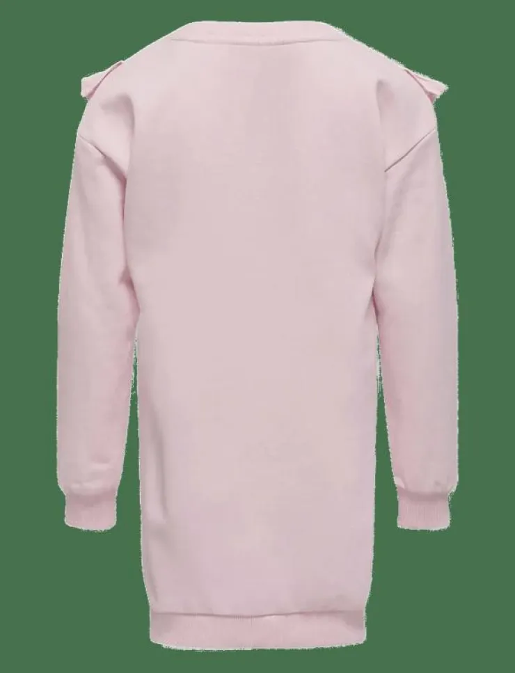 Kids Only KOGOFELIA L/S FRILL DRESS BO SWT - Långärmade vardagsklänningar|Barn Klänningar & Kjolar
