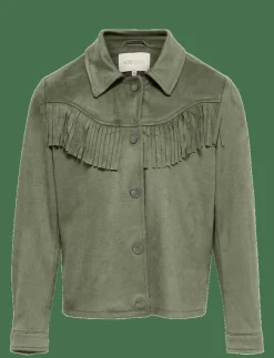 Kids Only KONKIRIS FAUX SUEDE SHIRT CS OTW - Långärmad skjorta|Barn Överdelar