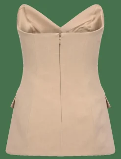 Kvinnor Bardot Kavajer|KYLIAN BUTTON FRONT TOP - Linnen
