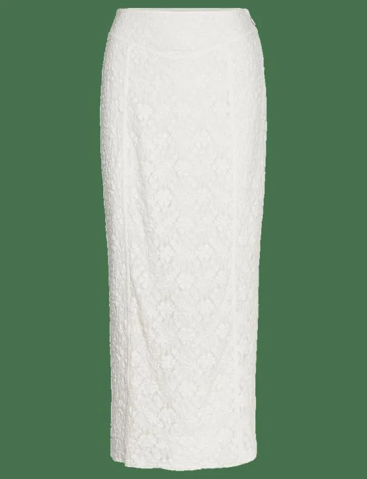 Kvinnor ROTATE Birger Christensen Kjolar|LACE MAXI SKIRT - Midi kjolar