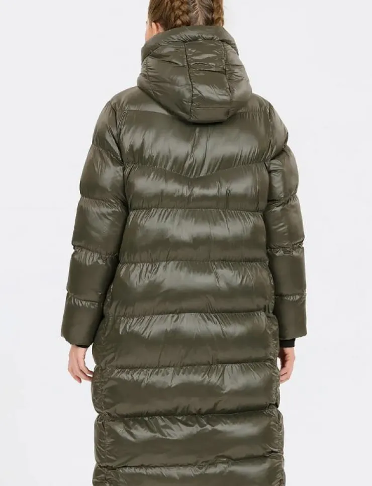 Whistler Lakewood W Long Puffer Jacket - Dunkappor|Kvinnor Jackor