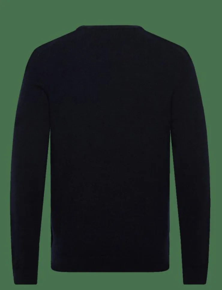 GANT LAMBSWOOL BLEND C-NECK - Rundhalsad| Stickat