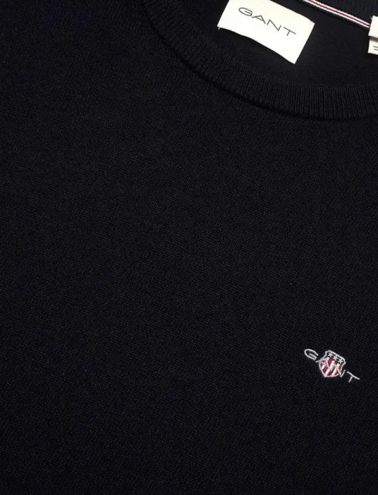 GANT LAMBSWOOL BLEND C-NECK - Rundhalsad| Stickat