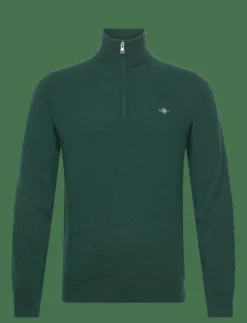GANT Stickat|LAMBSWOOL BLEND HALF ZIP - Stickat