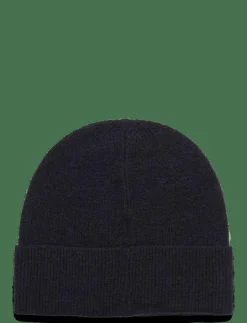 Lyle & Scott Mössor & Hattar|Lambswool Blend Ribbed Beanie - Mössor