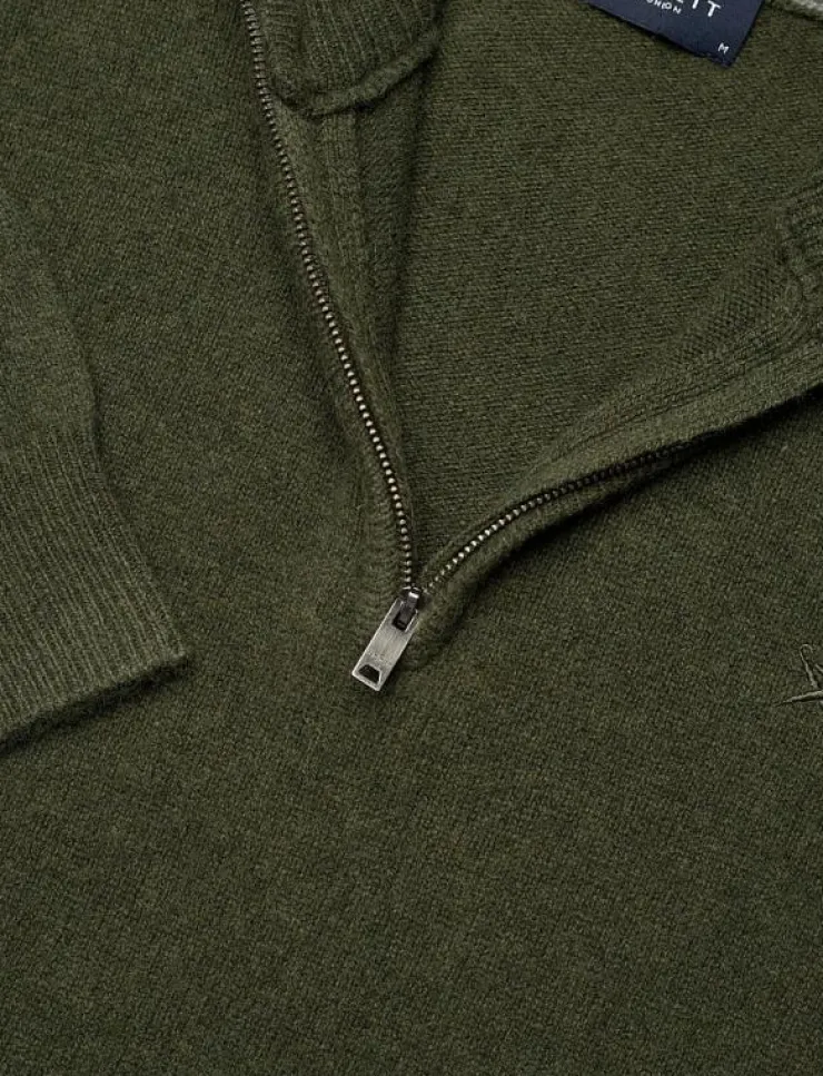 Hackett London Stickat|LAMBSWOOL HZIP - Stickat