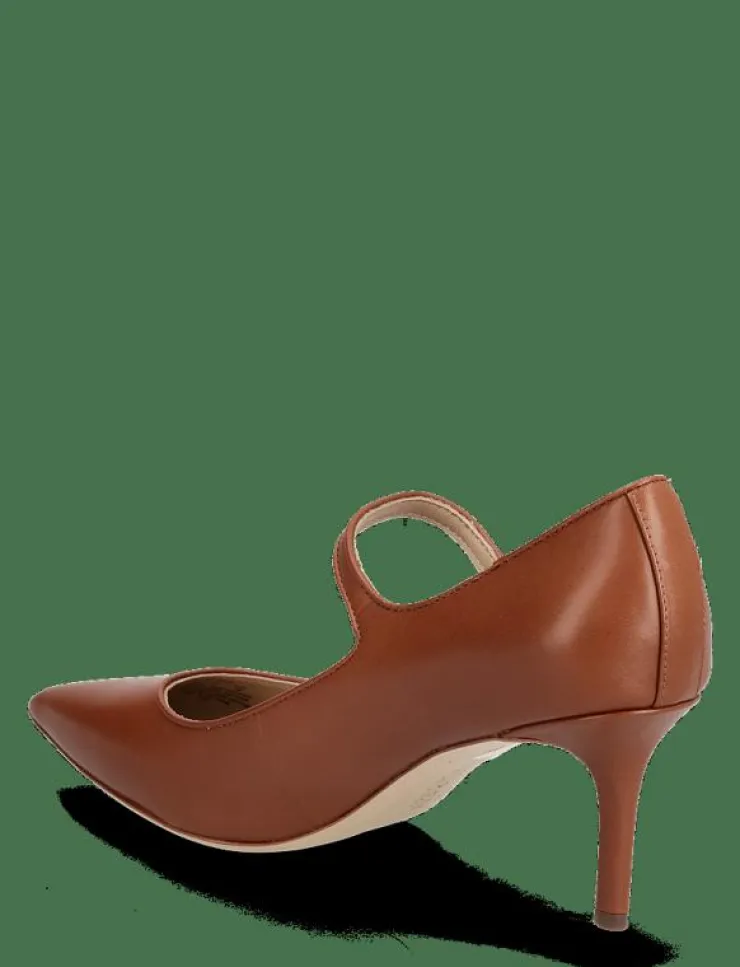Kvinnor Lauren Ralph Lauren Högklackade Skor|Lanette Calfskin Mary Jane Pump - Klassiska pumps