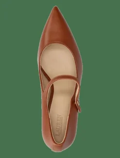 Kvinnor Lauren Ralph Lauren Högklackade Skor|Lanette Calfskin Mary Jane Pump - Klassiska pumps