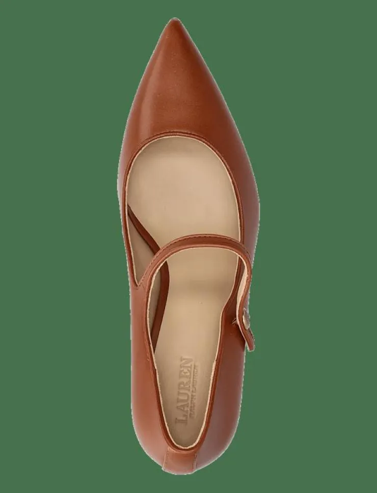 Kvinnor Lauren Ralph Lauren Högklackade Skor|Lanette Calfskin Mary Jane Pump - Klassiska pumps