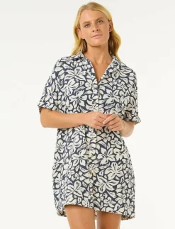 Rip Curl LAS DALIAS SS SHIRT DRESS - Klänningar|Kvinnor Klänningar & Kjolar