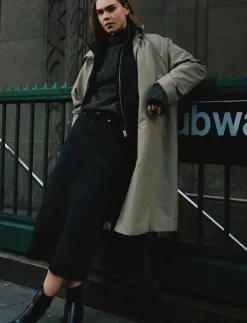 Kvinnor Minimum Jackor & Kappor|Laura coat 4318 - Trenchcoats