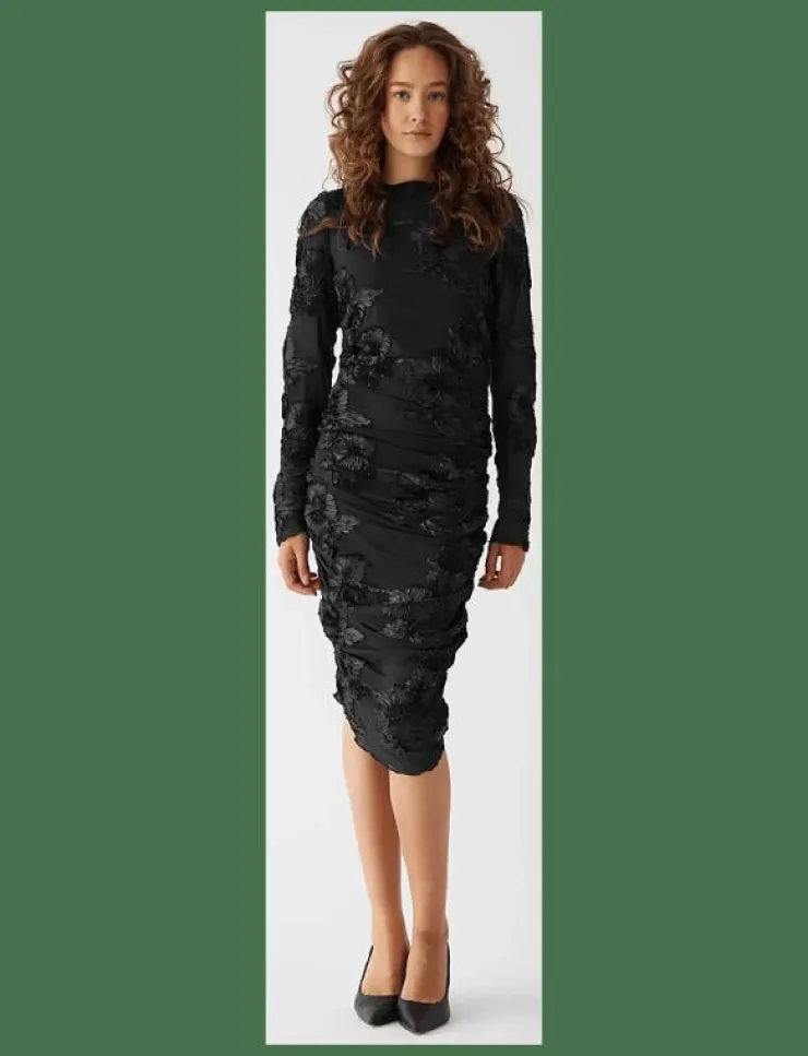 Noella Lavinia L/S Dress - Midiklänningar|Kvinnor Klänningar