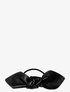 Kvinnor Corinne Håraccessoarer|Leather Bow Big Hair Tie - Hårsnoddar