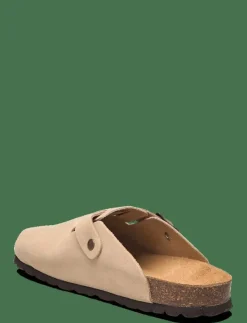 Barn Mango Clogs|Leather clogs with buckle - Clogs