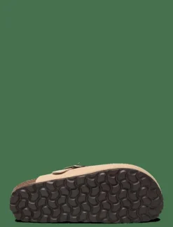 Barn Mango Clogs|Leather clogs with buckle - Clogs