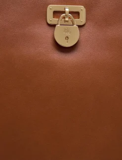 Lauren Ralph Lauren Leather Large Tanner Shoulder Bag - Handväskor|Kvinnor Handväskor