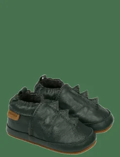 Barn mikk-line Inneskor|Leather Slipper Dino - Inneskor
