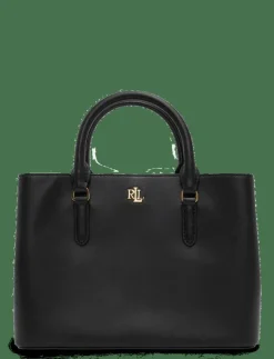 Lauren Ralph Lauren Leather Small Marcy Satchel - Axelremsväskor|Kvinnor Axelremsväskor