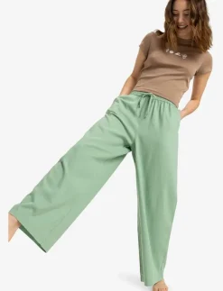 Kvinnor Roxy Byxor|LEKEITIO BREAK MID PANT - Casual byxor