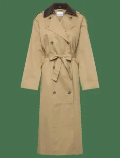 Kvinnor Noella Plus Size & Curvy|Jackor & Kappor|Leone Coat - Trenchcoats