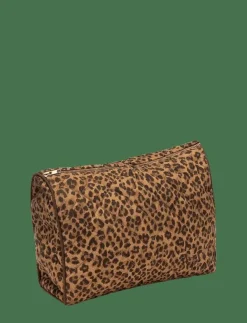 Anna + Nina Leopard Quilted Wash Bag - Necessärer|Kvinnor Necessärer