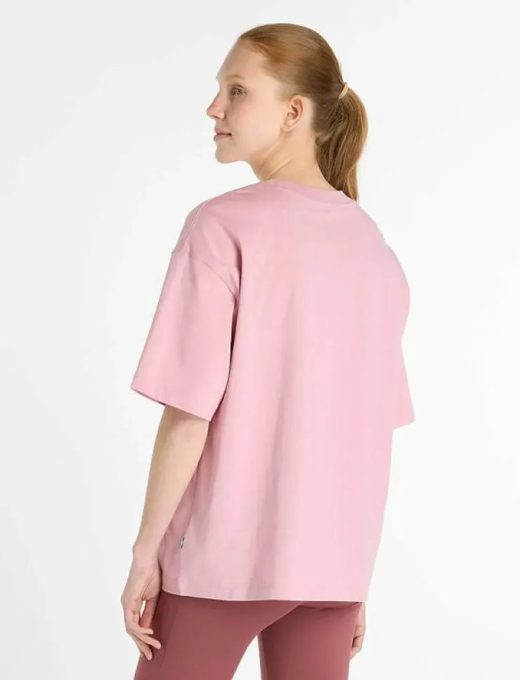 Kvinnor New Balance Toppar & T-Shirts|Linear Heritage Oversized T-Shirt - T-Shirts