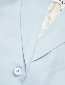 Kvinnor REMAIN Birger Christensen Kavajer|Linen Slit Blazer - Enkelknäppta kavajer
