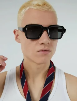 Kvinnor Komono Solglasögon|Lionel Black Tortoise - Square Frame
