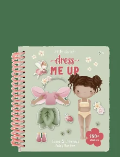 Barn Little Dutch Rita & Pyssla|- Dress Up Book - Fairy Garden - Klistermärken