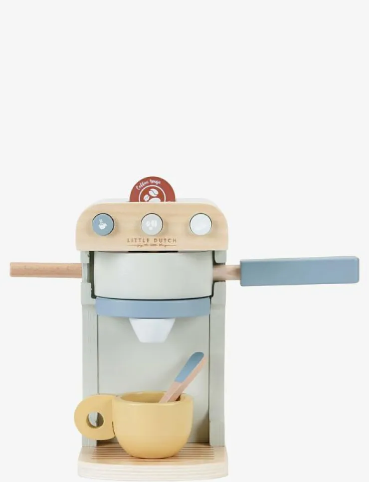 Barn Little Dutch Leksakskök & Tillbehör|- Wooden Coffee machine - Leksakskök & Tillbehör