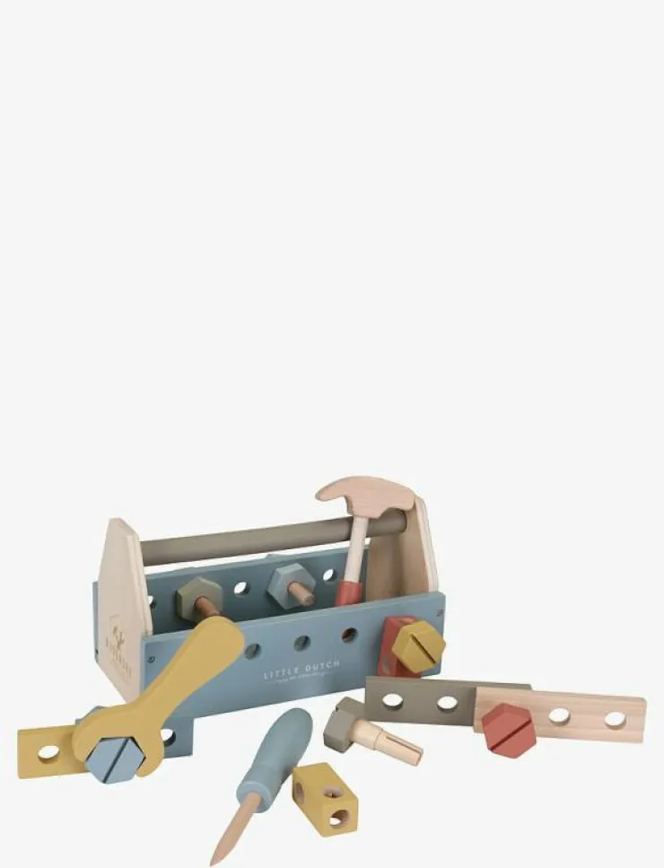 Little Dutch - Wooden Toolbox - Leksaksverktyg|Barn Rollspel