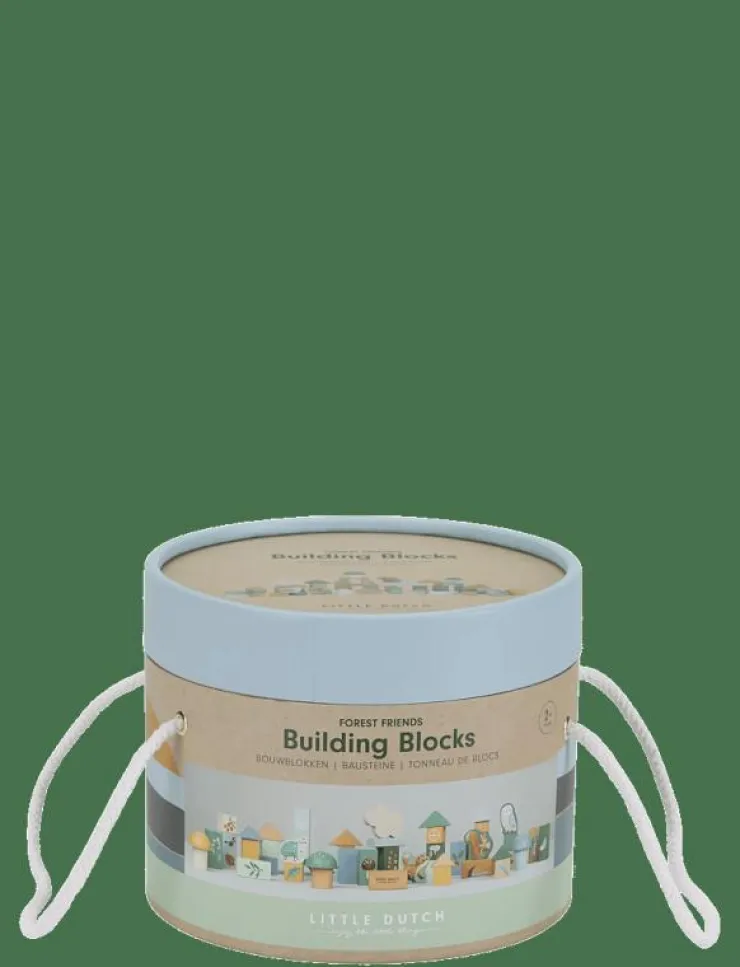 Little Dutch Building Blocks Forest Friends FSC - Byggklossar|Barn Klossar & Byggsatser
