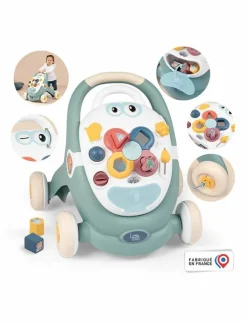 Smoby Little 3 IN 1 TROTTY WALKER - Lära-gå-vagnar|Barn Babyleksaker|Babyleksaker